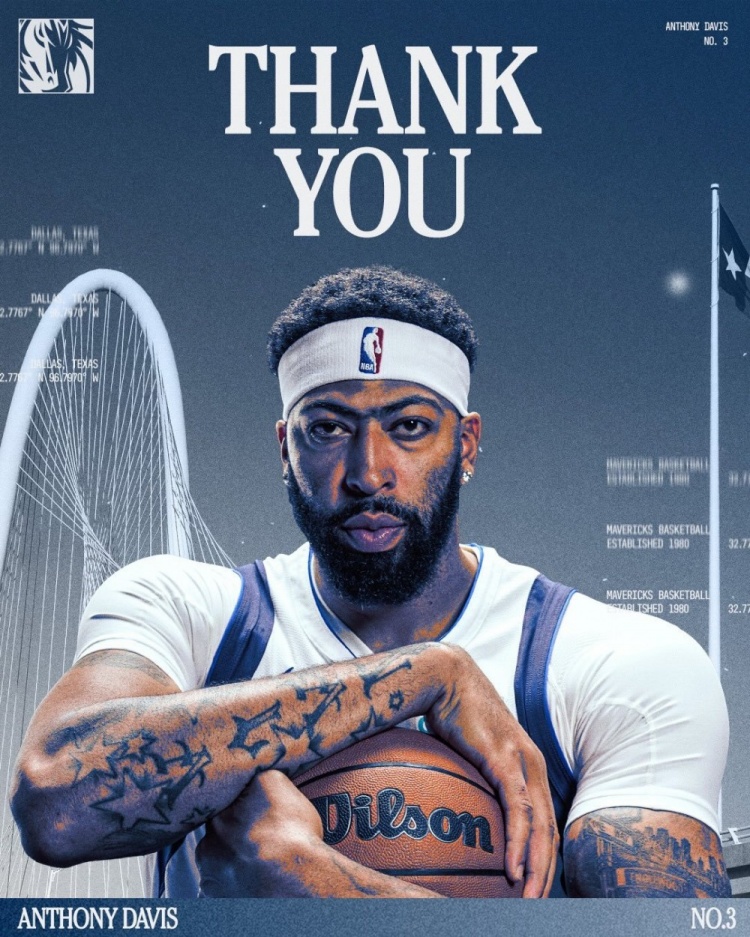 乐鱼中国官网-独行侠：感谢AD/哈迪/埃克萨姆/拉塞尔的付出与陪伴 永远的一家人