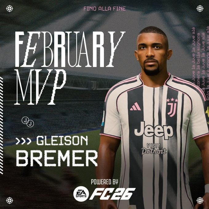 life-leyu.com-5场2球！官方：布雷默当选尤文图斯二月份最佳球员